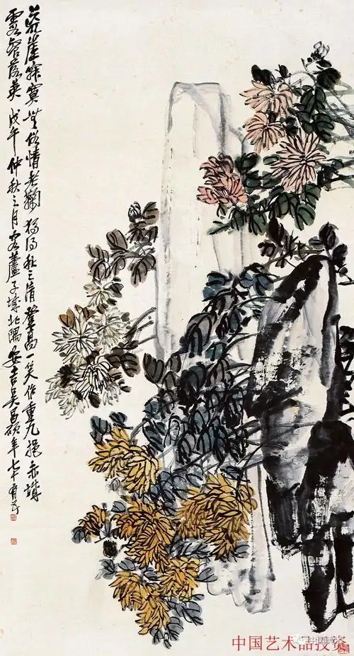 古拙艳丽吴昌硕作品欣赏高清90幅