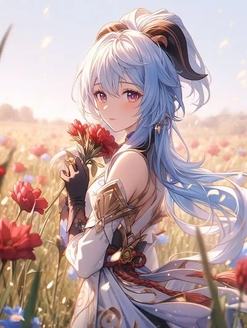 【原神人物】甘雨 | 精品美图 璃月七星的秘书,体内流淌着人类与仙兽