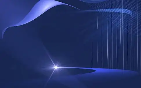 蓝色科技风线条展板海报背景商务大气简约