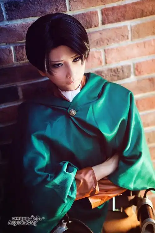 国内知名coser紫堂宿演绎「进击的巨人」利威尔兵长