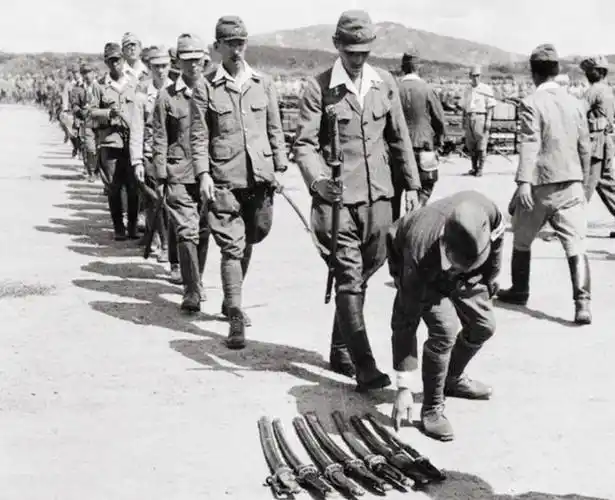 东南亚地区受降的日军军官