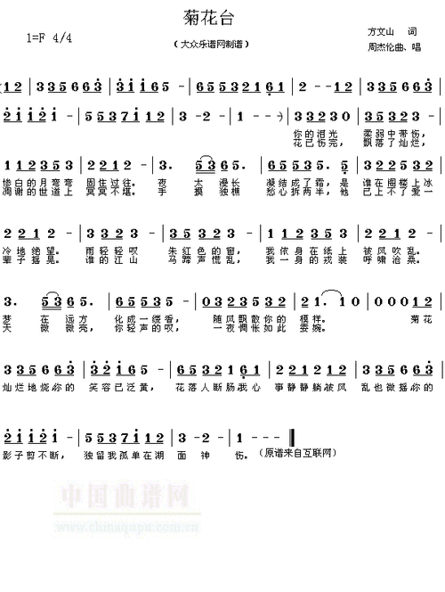 周杰伦经典作曲简谱大全分享-要点新闻-先锋报道