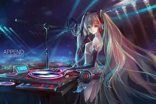 「dj-miku!~」/「かか饭jajafan」のイラスト [pixiv]