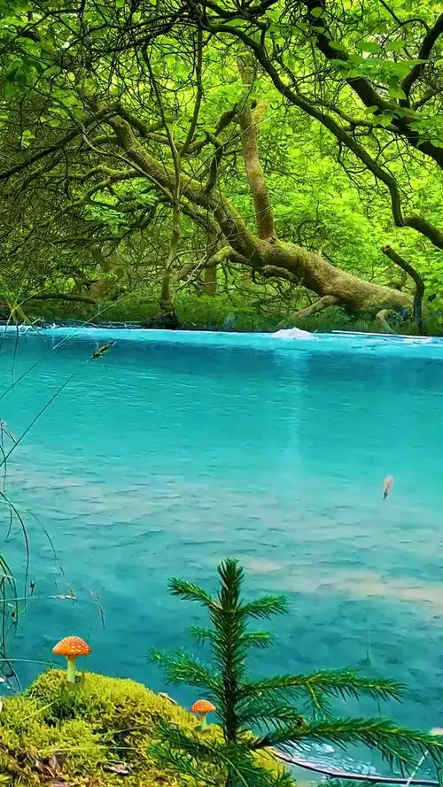 美景分享#我们乡下的大山里,溪水涓涓流淌,置身于此,治愈所有烦恼