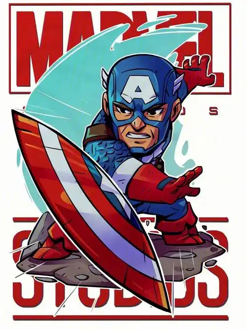 097漫威卡通漫画高清临摹素材