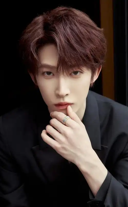 刘宇今日活动造型大片 纯黑西装造型搭配精致配饰……_高清图集_新浪