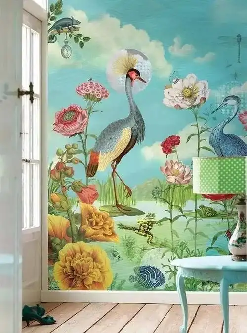 室内壁画,美到邻居嫉妒哭