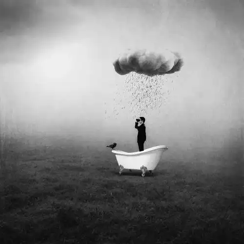 寂静无边一组精美的伤感黑白唯美意境摄影作品欣赏