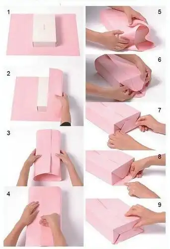 礼物包装纸怎么包