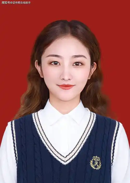 ps手机拍红色背景证件照穿什么衣服好看_西装_领结_颜色