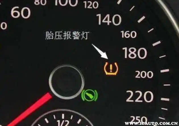 1,轮胎被扎:当轮胎被钉子扎了之后,就会导致胎压监测灯变亮.