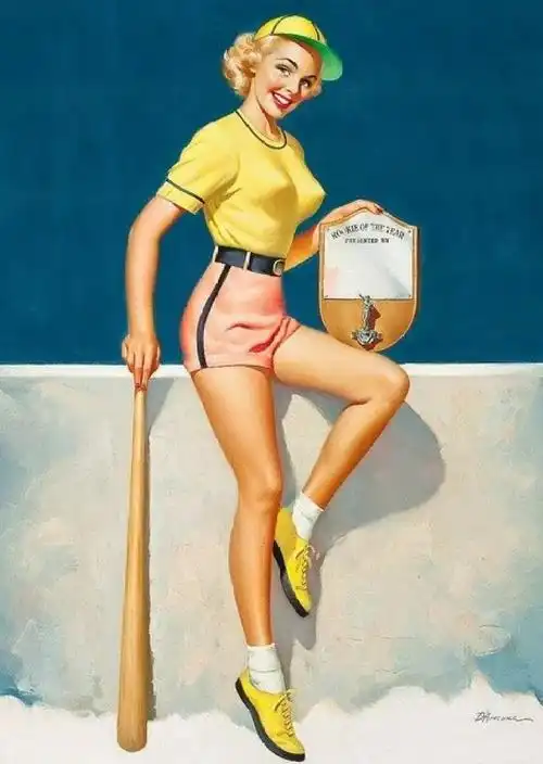 俏丽的旧时光,欧美复古海报中的插画女郎