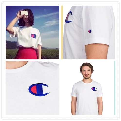 champion大c logo绣标t恤只要39.95欧免邮