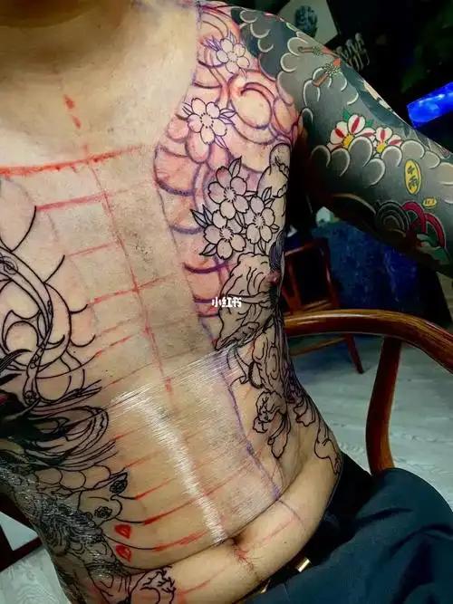 青岛纹身  #膠東巳彫  #日式老传统纹身  #纹身  #我的纹身分享  .