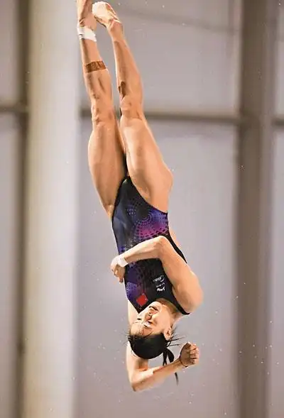 跳水明星赛 吴敏霞3米板夺冠