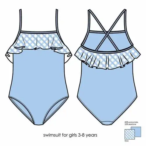 稀缺资源 | 内衣&泳装秀设计款式图!