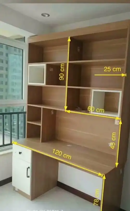 房屋电脑桌书柜效果图欣赏