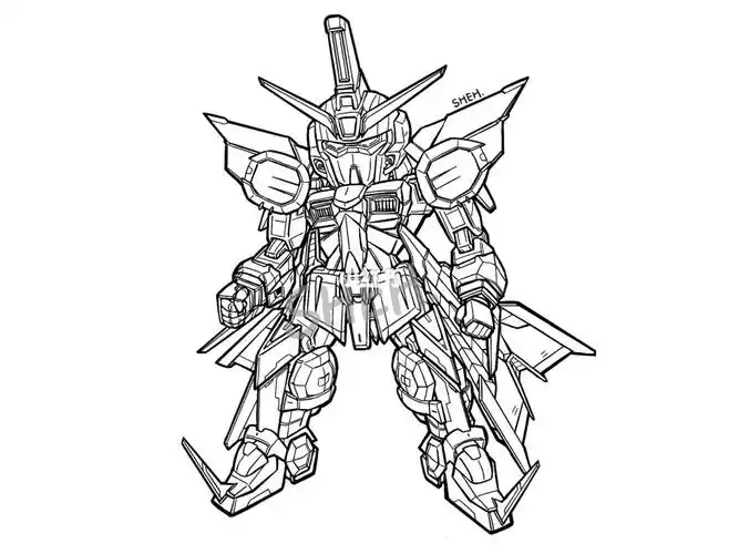 画画  #手绘  #procreate绘画  #高达  #高达手绘