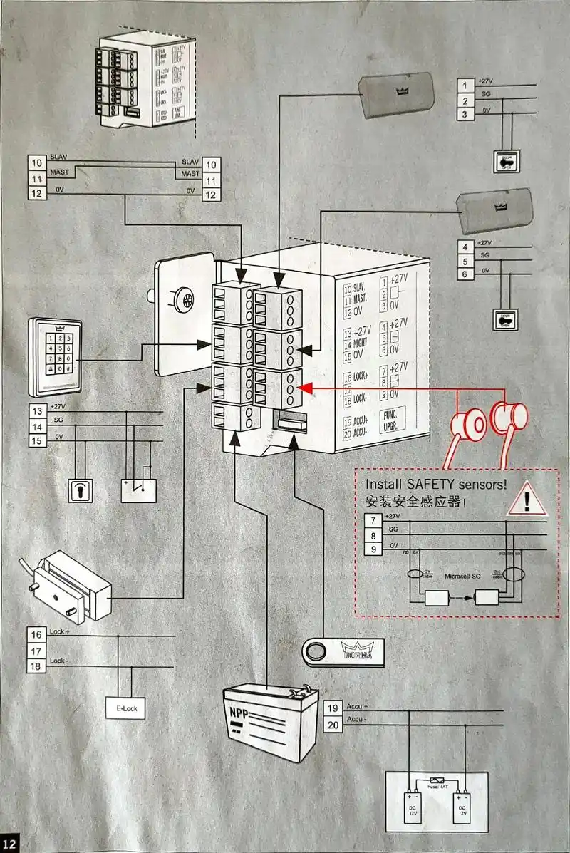 多玛自动门接线图多玛感应门说明书多玛自 - 抖音