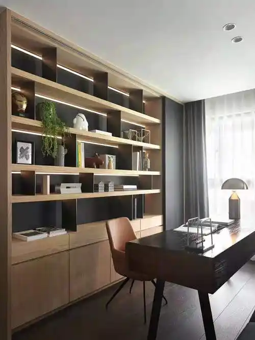 书柜/架现代简约风格装修设计效果图_书柜/架现代简约风格装修实例