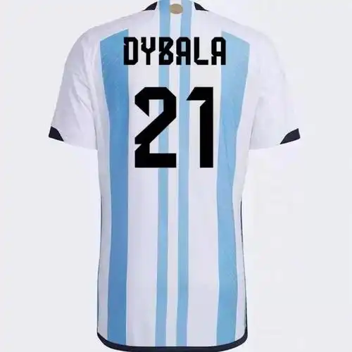 德洛迪(deluodi)腾讯体育同款2022阿根廷国家队球衣卡塔尔世界杯主场