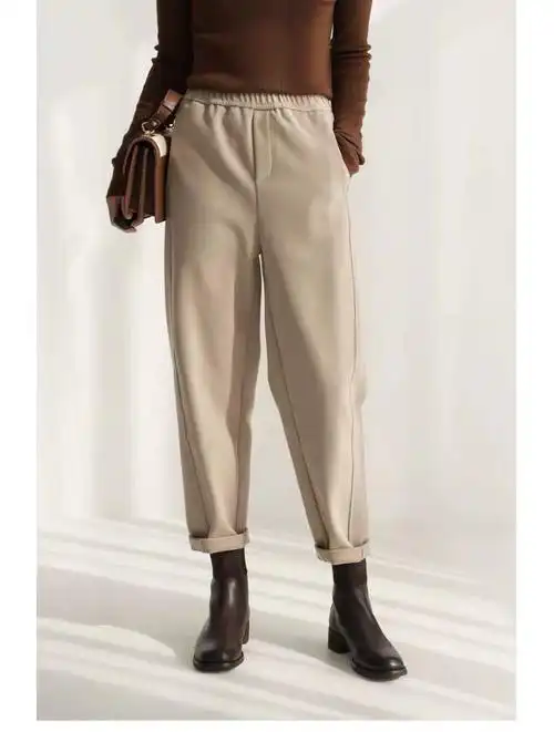 萝卜裤新款休闲裤重磅来袭宽松加绒加厚奶奶裤女款冬季