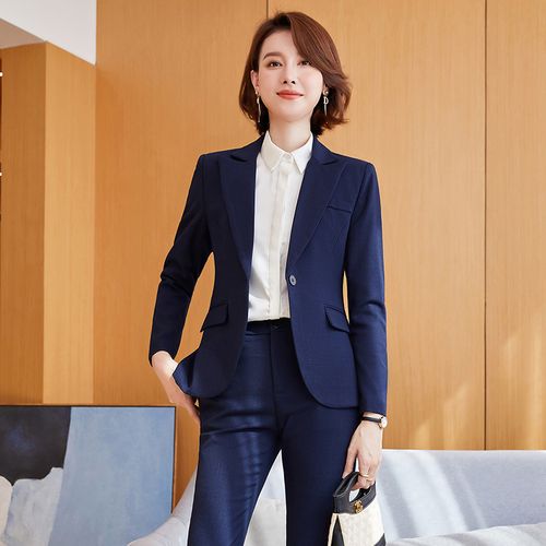 时尚商务职业套装女西装4s店工作服酒店银行工装时尚气质女士西服