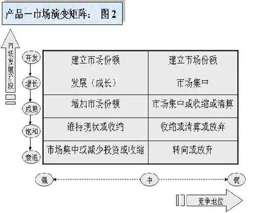 产品市场演变矩阵