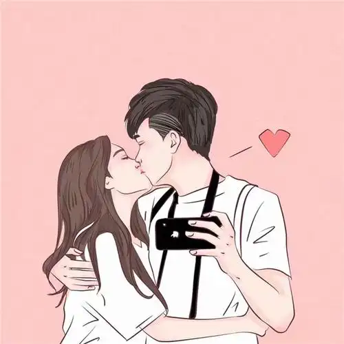 2021情侣手绘头像微信卡通情侣手绘头像情侣专用2021手绘情侣