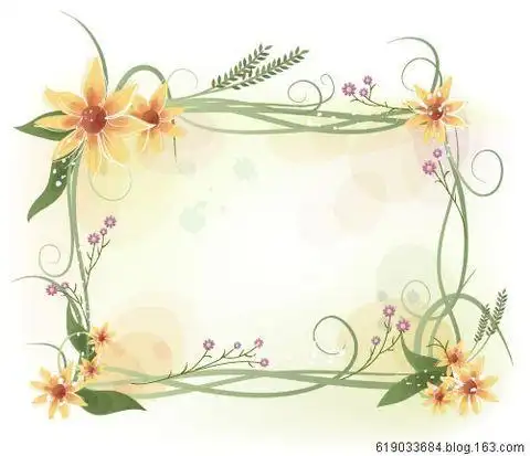 引用【图贴】 一组淡雅的韩国画框图片