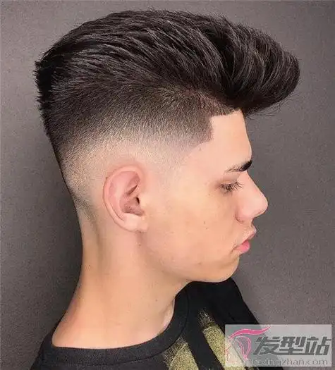 时尚男士莫西干短发 三面剃寸头帅气设计