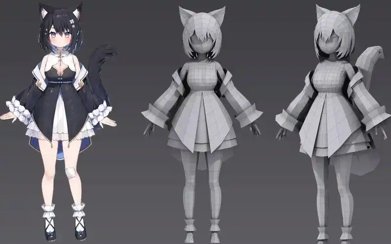 【3dmax建模】二次元角色"狐女"3d游戏人物建模教程_哔哩哔哩_bili