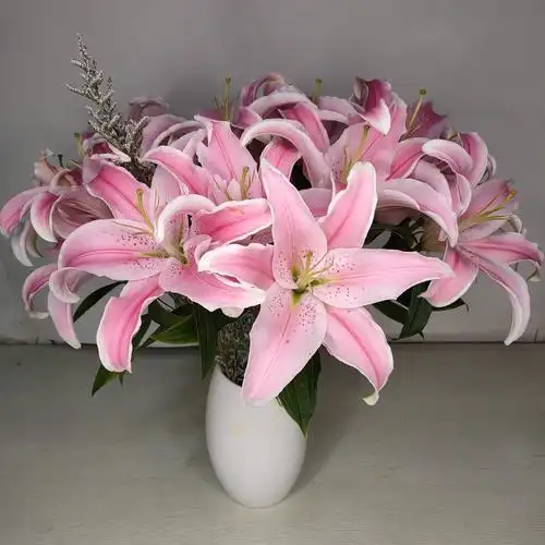 黄天霸天霸香水百合鲜花养花家庭插花包邮到家婚车鲜花