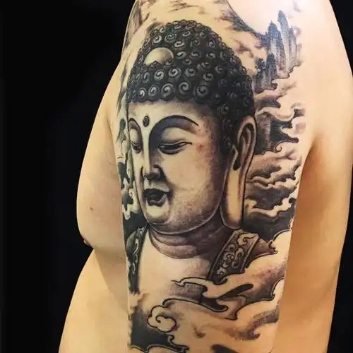 本命佛 阿弥陀佛_纹身吧社区 - 纹身大咖