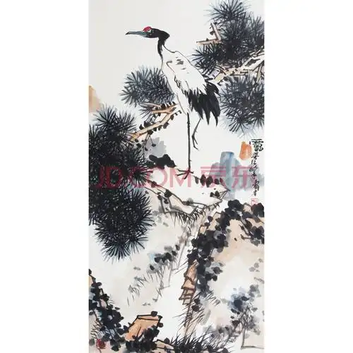 4090 潘天寿 松鹤延年