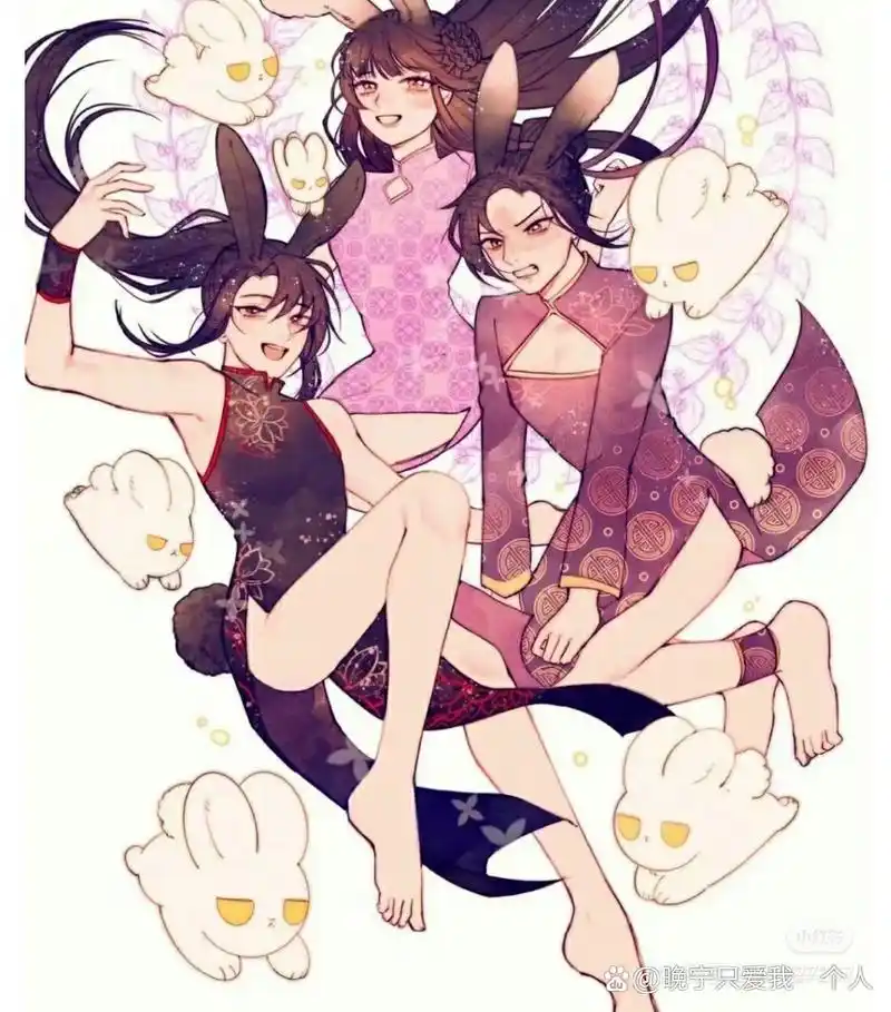 《魔道祖师》众人女装～ 拿图的吱一声