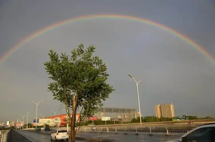 真正的彩虹图片