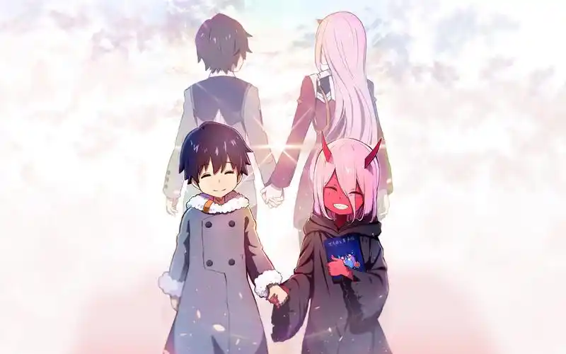 《darling in the franxx》02与广/高甜瞬间!