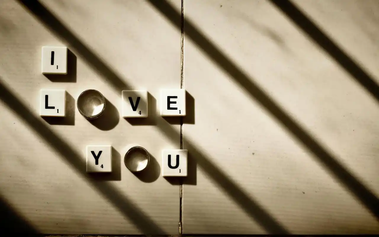 治愈系非主流i love you我爱你创意设计唯美桌面壁纸(2)