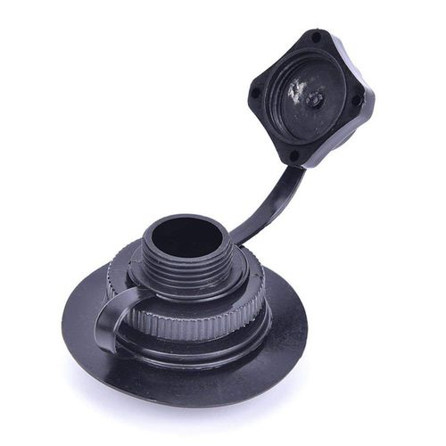 tpu波士顿气嘴八角气阀门充气船二合一气门螺旋气咀带底坐22cm