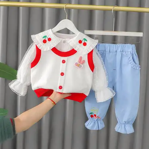 3岁女宝宝春秋套装