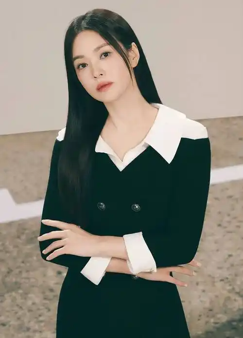 宋慧乔的中分:从来不怕贴头皮_发型_效果_脸型