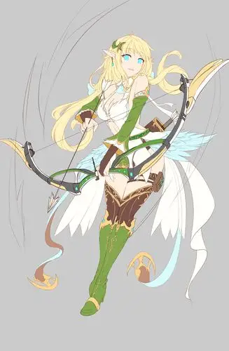 精灵弓箭手 - 优动漫-动漫创作支援平台 | 优动漫paint绘画软件