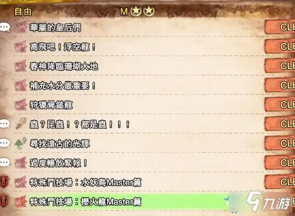 怪物猎人世界冰原m位自由任务有哪些全m位自由任务汇总一览