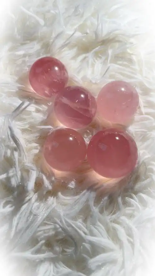 6-3厘米#粉水晶球  #粉水晶  #水晶球  #水晶结缘