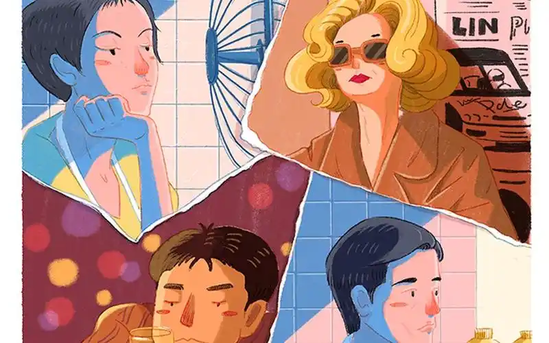 画电影《重庆森林》插画过程