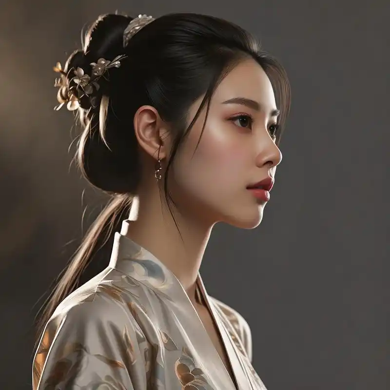 绝美女生真人侧脸头像  探索女性侧脸的优雅与魅力,这些真人头像捕捉