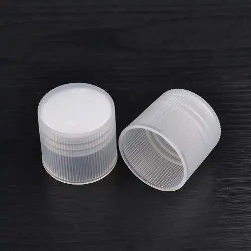 化妆品包装24-415瓶盖透明肋螺旋盖可生物降解塑料盖