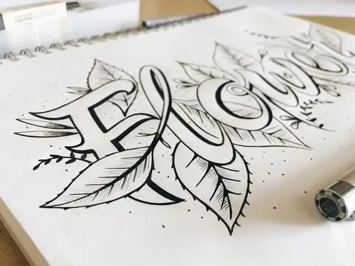 handlettering手绘英文字体设计