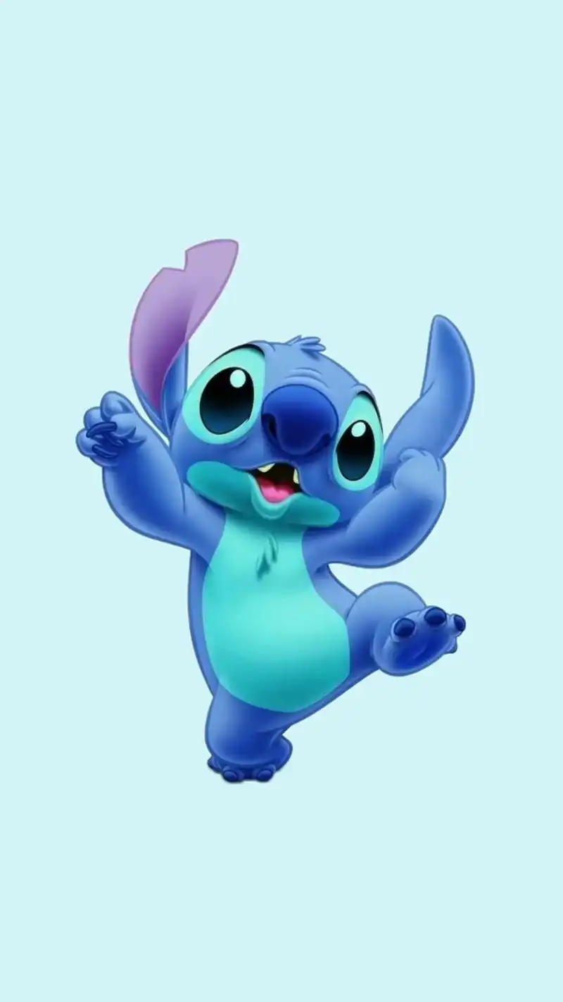 今天也是可爱的史迪仔#送你一张壁纸 #壁纸手机超清全面屏 # - 抖音